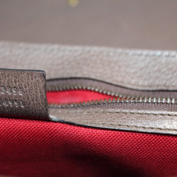 Gucci GG Marmont Knit Houndstooth Tweed Shoulder Bag Red - Picture 6 of 9